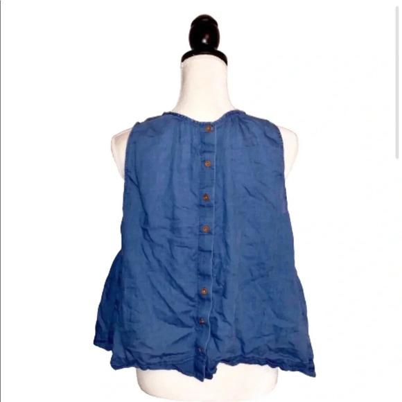 MADEWELL Riverbank Button Back Sleeveless Blouse - Picture 4 of 8